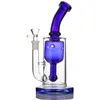 Roze Glazen Bong Dikke basis Ei Percolator Waterpijpen kleur Water Bongs Amber Blauw Groen 24CM hoog