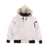 Winter Parka Odzieżowiec Mężczyźni i Kobiety Wilk Futro Z Kapturem Kurtka Down Down Top Quality Coat Hiver Doudoune 90% White Duck Down Coats