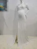 Платья для беременных без плеч, реквизит для фотосессии, сексуальное макси-платье с разрезом сбоку для беременных, длинное платье для беременных, фотосессии X0902