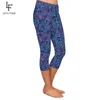 LETSFIND Sommer Schöne Paisley Print Frauen Fitness Elastische Leggings Hohe Taille Plus Größe Schlank 211215