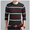 Sweter Mężczyźni Casual O-Neck Sweter Mężczyźni Jesień Slim Fit Długim Rękawem Koszula Męskie Swetry Dzianiny Kaszmirowe Wełna Pull Homme Y0907