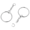 Keychains 200 Pieces Of Separate Key Ring With Chain And Jump In Bulk Suitable For DIY Crafts 1 Inch Miri22