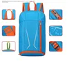 Ny Solid Folding Backpack Ultra Light Shoulder Bag Vikbar Rese Vandring Camping Ryggsäck Folded Totes Portable Sport Gym Storage Väskor