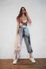 Herfst Dames Broeken Tie-Dye Fashion Casual Sport Broek Vrouwelijke Harembroek Dames Elastische Taille Casual Huis Broek 210514