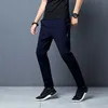 ¡Novedad de 2021! Pantalones deportivos para hombre, pantalones de chándal informales de secado rápido para exteriores, pantalones elásticos ajustados transpirables, pantalones de talla grande para hombre Y0811