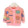 Höst Vinter Baby Girl Cartoon Söt Tröjor Ny Fashion Toddler Boys Stickning Sweater Toppar Spädbarn Kläder Y1024