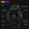 SKMEI TOP Luxury Sport Watch Men Compass 5bar Vattentät Sport Klockor Multifunktion Digital Watch Relogio Masculino 1290 Q0524