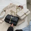 Sac à rabat pour femmes, sac à main de marque de styliste, sacoches, Mini bourse avec chaîne en or, bandoulière pour filles, 2021