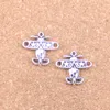 88pcs Antique Silver Bronze Plated airplane plane Charms Pendant DIY Necklace Bracelet Bangle Findings 18*19mm