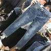 Streetwear Hohe Taille Damenmode Jeans Frau Mädchen Frauen Hosen Hosen Weibliche Jean Femme Denim Baggy Ripped Mom Jeans 211111