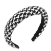 Multiple Geometric Patterns Hair Hoop Black And White Classic Matching Colors Autumn Women's Headband Hair Accessories