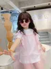 High quality Baby Kids girl dress Princess Lace Tulle Tutu Backless Gown Formal Party Dresses for 2-12years