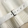 Koreanska Patchwork Zipper Tröja för kvinnor Turtleneck Långärmad Casual Solid Strikked Pullovers Female Fashion 210524