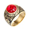 Edelstahlguss -Männer runder Laden Ring Hip Hop Punk Vintage Opals Splitter -Hochzeitsringe Mann Party Schmuck für Männer 573636152638