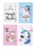 A6 Söt Skriv ut Unicorn Diary Notebook Notepad Agenda Journal Travel Mini Note Pads Stationery Studentskrivning Promotion Gifts 145 * 105 mm