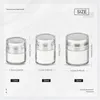 Acrylic Airless Jar Vacuum Cream Bottle 15g 30g 50g Refillable Jars Pump Bottles Sample Packing Container