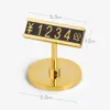 Store Commodity Jewelry Price Numer Code Line Label Holder Stand For Shelf Desk Table Top