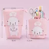 Cute Pencil Case Storage Standing Pen Holder Telescopic Makeup Pouch Pop Up Cosmetics Bag Stationery Office Organizer Box For LLD10330