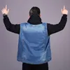 Stor storlek 7XL 8XL Patch Designs Mäns Denim Vest Light Blue Fashion Loose Waistcoat Ytterkläder Casual Ärmlös Jacka Fet Jeans Tops