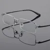 Viodream receptbelagd glas Pure Titanium Material Business Eyeglasses Frame Oculos de Grau Glasses Man Man Reading Fashion Sung178w