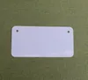 Placa de licença de alumínio de sublimação de qualidade Folha de alumínio branca em branco DIY placas de publicidade de transferência térmica logotipo personalizado 15 * 30 cm 4 furos