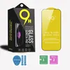 9D Cover Cover Screen Protector for iPhone 15 14 13 Pro Max 7 6 8 XR XS 11 12 HD Clear Verved Glass Film مع حزمة البيع بالتجزئة