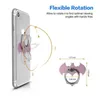 Metal Bat Finger Ring Flexible Holder Portable 360 Degree Rotate Phone Stand Bracket Mount Universal for Cellphones Easy to Carry with Retail Box