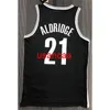 Tüm Nakış 2022 Yeni 21# Aldridge Black 75. Yıldönümü Basketbol Forması Erkek Kadın Gençlikleri Özelleştirme Herhangi Bir Sayı Ekle XS-5XL 6XL YELECE