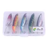 6pcs com caixa whopper plopper 100mm 13g flutuante popper peixe isca artificial isca dura bait wobbler girando tackle de pesca