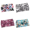 Printed Cotton Women Headband Stretch Turban Hair Accessories Headwear Yoga Run Bandage Hairs Bands Headbands Wide Headwrap