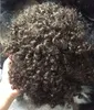 Erkek Kıvırcık Peruk Tam PU TOUKEE 10A Sınıf Brezilyalı Bakire Remy İnsan Saç Üniteleri Siyah Erkek Hızlı Ekspres Teslimat için