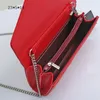 Роскошные дизайнеры Cross Body Classic Stry Сумки на плечо мода женская цепь кошелька леди сумки мешок с шестью цвет # 517