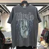 Rhude T Shirt Men Women Washed Do Old Streetwear T-Shirts Summer Style High-Quality Top Tees 970