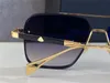 Top men glasses THE GEN I design sunglasses square K gold frame generous style highend top quality outdoor uv400 eyewear with cas6021406