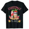 Męskie koszulki Męskie T-shirty 2022 Anime T-shirt Boże Narodzenie w lipcu Koszula Funny Santa Summer Beach Super Edge Cotton Harajuku