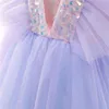 Ragazze Ruffles Princess Dress For Kids Wedding Elegante Party Tutu Prom Gown Bambini Compleanno Pageant Comunione Abiti formali 211027