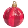 Party Decoration 60cm Duży Boże Narodzenie Kulki Dekoracje Drzewo Outdoor Atmosfera Nadmuchiwane Baubles Zabawki Dla Domu Prezent Ball Ornament