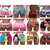 13 цветов дизайнерские женщины шорты йоги брюки летние мода сексуальные трексеи персонализировать узор напечатанные угругинги