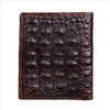 Leder Krokodilen Herren Brieftasche Casual Skin Männliche Geldbörse Vintage Hochwertiges Portfolio für Männer Designer Cuzdan8529046