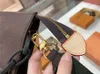 2021 SS Luxury Designer Cross Body Bag Classic Floral Hardware 24K Kedjor Zipper Flap Väskor Noll Purse Interiör Slot Pocket Kvinnor Mode Shoulder Handväska