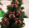 Arco di Natale con campane Decor natale mini bowknot artigianale regalo ornamento albero appeso decorazione ornamenti ornamenti fiocchi decorativi per festival