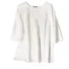 Женские блузки Рубашки SuyaDream Женщины Элегантные 100% Шелковый Сатин Белый Жаккардовый Половина Рубашки Office Блузка 2021 Весенняя Летняя вершина