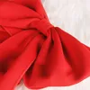 Red Peplum платья плюс размер женщины bodycon bowtie ruffles с короткими рукавами Сплит сексуальная вечеринка мода вечером праздновать клубную одежду 210527
