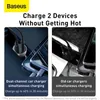 BASEUS Auto PD 65W Fast Charging Sneldraad 4.0 QC 3.0 USB Type C-oplader voor iPhone 12 Xiaomi Samsung MacBook
