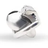 2021 Newest Stainless Steel Erotic Magic BDSM Bondage Lock Male Chastity Cage Device Gay Cock Ring Penis Sleeve Sex Toys For Men S0824