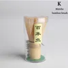 Bambu teborstevisp Japansk ceremoni Matcha praktiskt pulverkaffe 2021