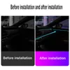 InteriorExternal Lights Car Atmosphere Lamp EL Cold Light Line con USB Dash Board Strip Sticker per Megane 2 3 Duster Logan Clio 4