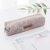 Pencil Bags Small Fresh College Students Simple Case Big Capacity Men And Women Middle School Use Bag Pu Waterproof
