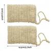 Natural Sisal Soap Bag Exfoliating Soap Saver Pouch Holder WJY591