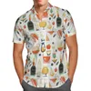 القمصان غير الرسمية للرجال لطيف حمار 3D شاطئ هاواي 2023 الصيف قميص القميص قصير الأكمام شارع الشارع الضخم 5XL CAMISA CHEMISE HOMME-16